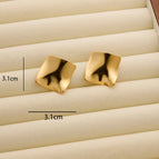 R196 Wave Square 2-Gold