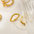 6 / Gold Radiant Sun Fine Curved
