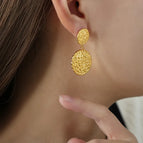 A Pair of Gold Earrings