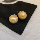 26# Silver Needle-Golden-Matte Circle (Real Gold Plating)