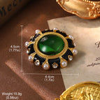 Round Green / 4.4*4.5CM