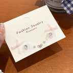 Sdw001 Light Pink Bow Ribbon【Three Pairs】