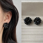 Milky White 0088 Black Pearl Flower Ball