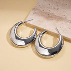 Steel needle-Silver-Large