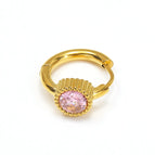 Golden, round Pink Diamond