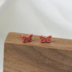 Red Hollow Butterfly/1 Pair