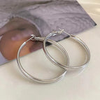 Silver / 50mm Pair