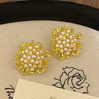 2# Firework Pearl Ear Studs (Aa2455)