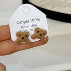 Bear ear studs