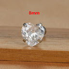 E1611 8mm Silver 1Pc