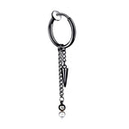Hanging Cone Hanging Ball Ear Clip Black