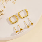 One Size / Gold / Square