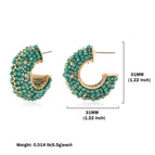 Average Size / Dark Green / A Pair