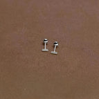 Silver / 4mm Pair