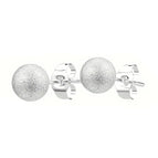 Silver / 8mm Sand Blasting Round Ball