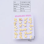 11x8.5mm / Cross / 12 Pairs/Package