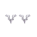 A138-3 Silver Deer Head