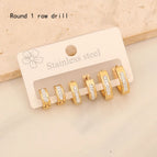 One Size / 7#1 Gang Drill round Gold