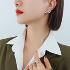 F550-Steel Earrings (Three Holes Can Be Adjusted Freely)