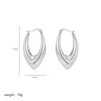 Silver / V Shape