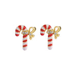 A138-16 Red and White Crutch