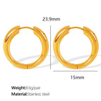 Eh595 Gold Earrings