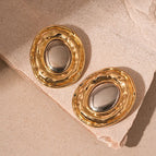 39# Silver Needle-Big Circle Gold-Ellipse