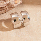 Steel needle-Silver C- Shaped