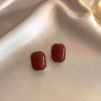 Ear Clip【Square Dripping Oil】
