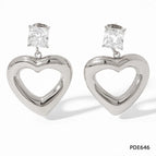 Pde646 Silver White Diamond