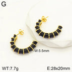 28*20mm / Black / 1 Pair/Package