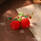 Cherry Red / 2.95*3.9CM
