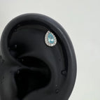 A1551 Blue Drop-Shaped Diamond 1 Piece