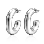 Round Oval Steel Color MS-015