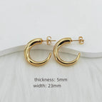 5mm*23mm / Gold / 1 Pair/Package