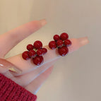 11# Silver Needle-Gold/1.3*1.1cm-Red