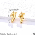 29mm * 17.5mm / Gold / 1 Pack/1 Pair
