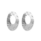 Pleated Hollow Oval White K