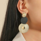 37#Golden three-piece middle gray