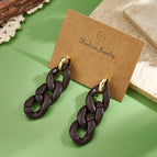 16.4*53mm, Needle Thickness: 0.8mm / B Dark Brown / 1 Pair/Package