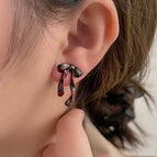 Bow Ballet Style Ear Studs R4941b