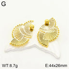 44 * 28mm Fan / Gold / 1 Pair/Package