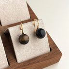 High Heels Tiger Eye Stone 10mm-Ear Hook
