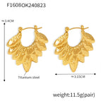 F1608-Gold  Earrings