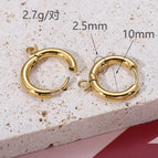 【2.5*10】Glossy Gold Pair
