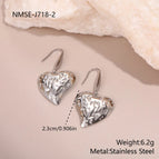 NMSE-J718-2 Steel Color Love Ear Hook