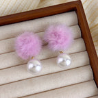 27702B Purple Fur Ball