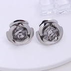 Rose Flower Silver