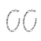 2 Twisted Wire C- Shaped Steel Color