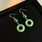 Green Agate Peace Buckle
